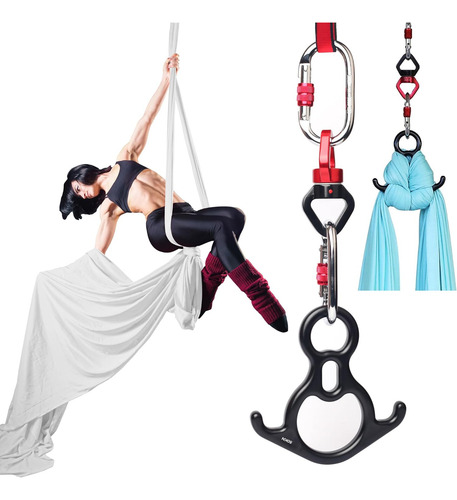 Juego De Sedas Aéreas, Hamaca De Yoga Ariel Premium De 9...