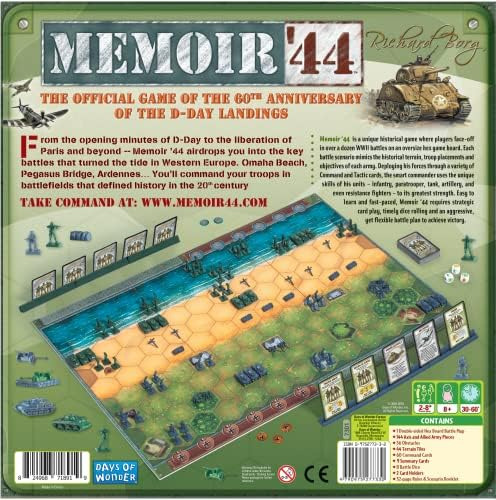 Juego De Mesa Memoir 44: ¡juego De Mesa Histórico De Batalla