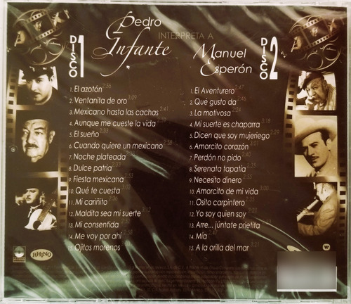 Pedro Infante Interpreta A Manuel Esperon Cd Nuevo (Usado)