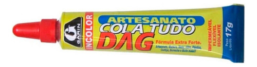 Cola Tudo Dag Plus Garin Artesanato 17g Cartela - Kit C/12 P