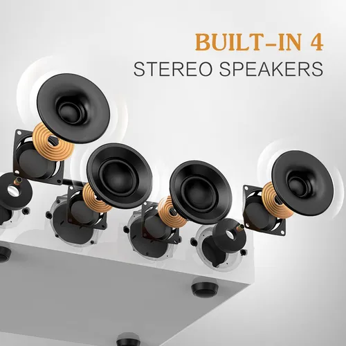 Tocadiscos Bluetooth Alta Fidelidad Con Altavoces Integrados