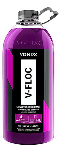 V-floc 3l Vonixx - Shampoo Neutro Concentrado