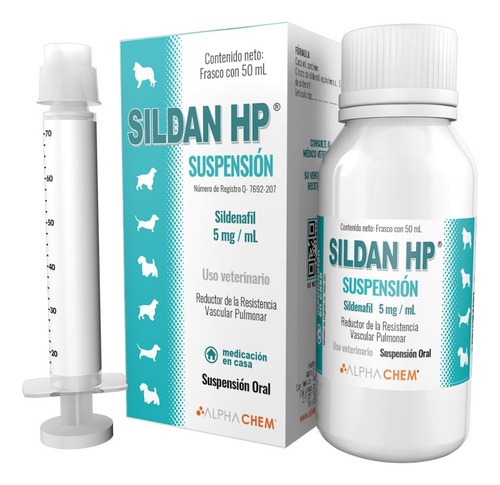 Alphachem Sildan Hp 50 Ml Suspensión Oral Sildenafil 5 Mg
