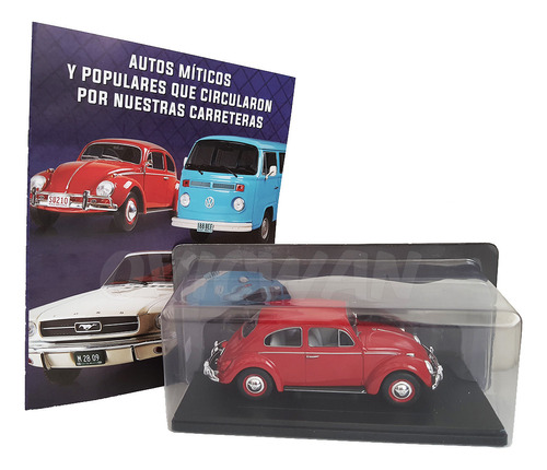 Volkswagen Sedan Vocho 1:24 Autos Inolvidables Salvat