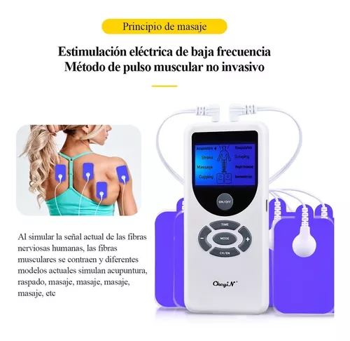 Electroestimulador Tens Muscular Recargable Aliviar Dolor