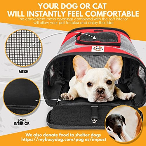Transportista De Mascotas Mochila Por Mi Ocupado Perro |