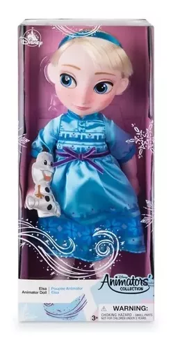 Boneca Elsa Frozen Animators Disney Original 40 Cm