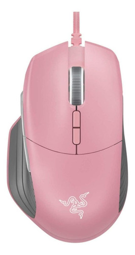 Mouse 
gamer de juego Razer  Basilisk quartz pink
