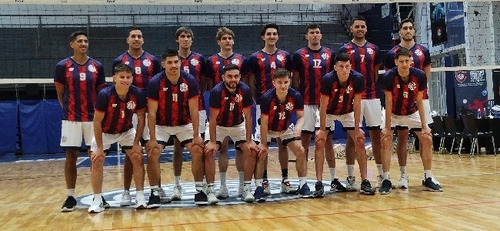 Imagen 3 de 4 de Camiseta Oficial Voley San Lorenzo Almagro Marca Nr Nro 10