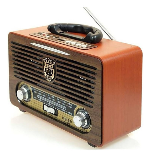 Parlante Portatil Bluetooth Radio Retro  Cmik-mk115bt