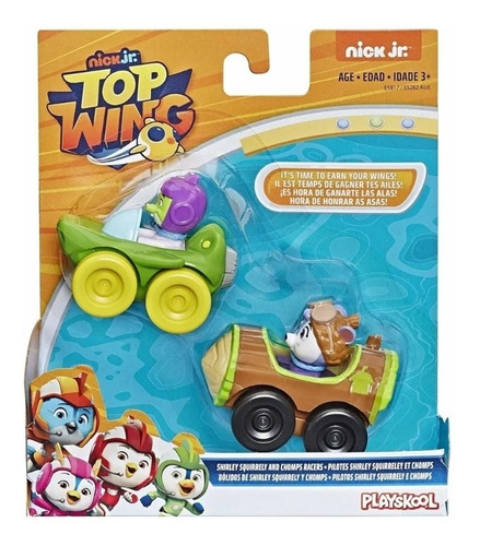 Top Wing, Ala Racers 2 Paquete: Shirley Squirrely Y Chomps