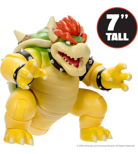 J547 The Super Mario Bros. Movie Figura De Acción Bowser 7in