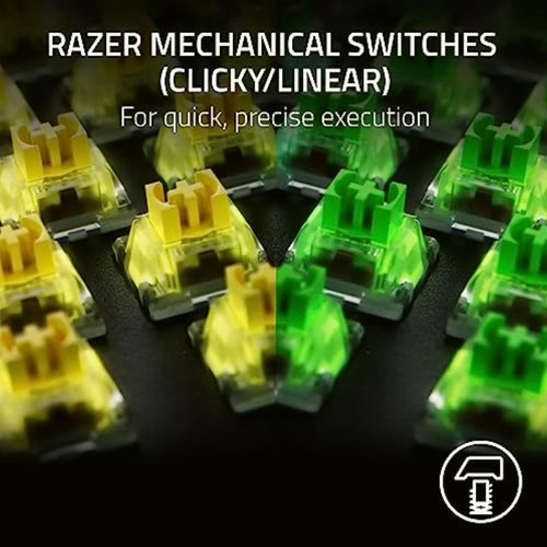 Razer Blackwidow V4 X Teclado Mecánico Gaming Chroma Rgb