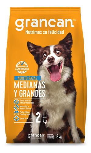 Croqueta Perro Adulto Razas Medianas Y Grandes 2kg Grancan