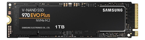 Disco sólido SSD interno Samsung 970 EVO Plus MZ-V7S1T0B/AM 1TB negro