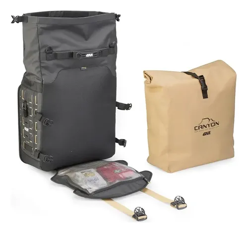 Alforge Bolsa Lateral Givi Impermeável 35lts Grt709b Canyon
