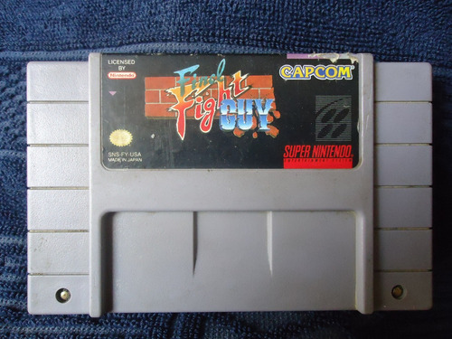 Final Fight Guy Snes Raro Genuino Original (Usado)