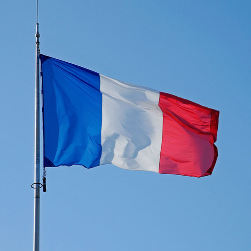 diseño de Bandera Francesa Alemania poliéster, 150 x 90 cm Bandera de Francia Gshy 