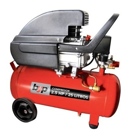 Compresor Pintor 2.5hp 25lts Byp