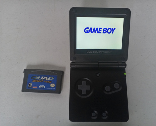Game Boy Advance Sp Con Carcasa Metroid Y Pantalla Ips (Usado)