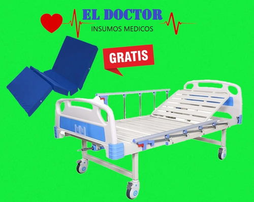 Imagen 1 de 3 de Cama Hospitalaria Electrónica Manual Varias Funciones Nueva