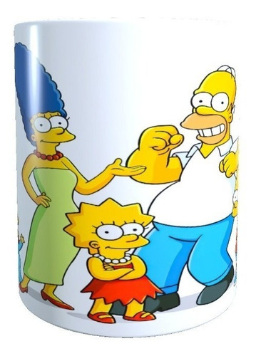 Tazon Diseño Familia Simpson Los Simpson