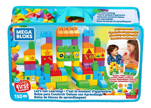 Juguete De Construcción Mega Bloks Gran Bolsa De Aprendizaje