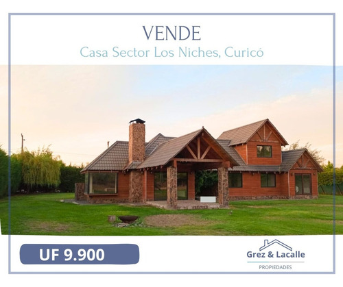 Se Vende Casa De 2 Pisos En Sector Los Niches, Curicó