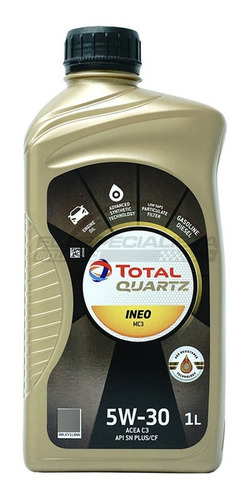 Aceite De Motor Quartz Ineo Mc3 5w30 Total 1 Lt