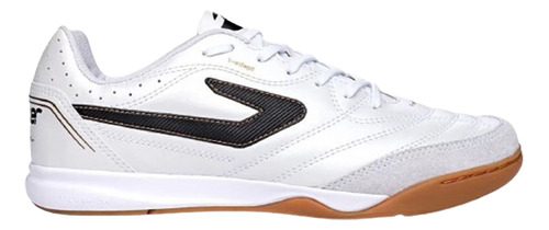 Chuteira Topper Maestro Td Iv Futsal Masculino - Branco E Pr