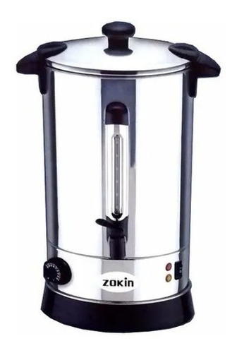 Cafetera Eléctrica Zokin 8.8lts. Gastronómica Acero Inox.