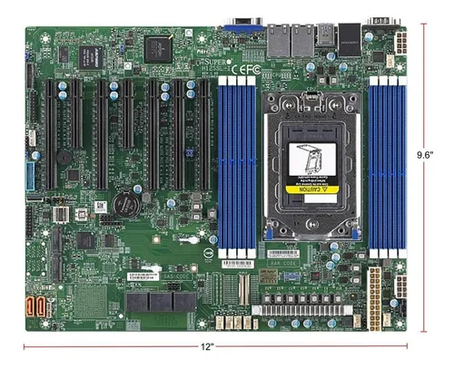 Supermicro Mbd-h12ssl-i-o Atx Server Motherboard Amd Epyc
