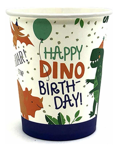 Vaso Dino Cotillón Temática