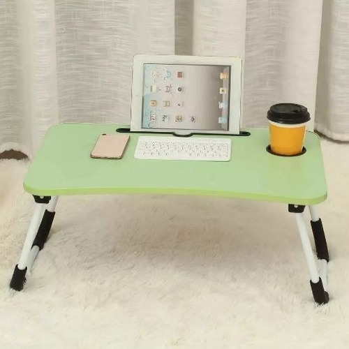 Imagen 2 de 2 de Mesa Notebook 60x40x28cm Portatil Desayuno Cama