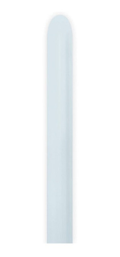 Bolsa Con 50 Globos Salchicha 360s Color Blanco