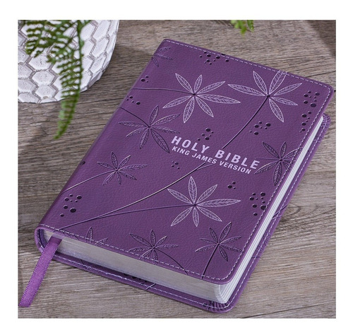 Imagen 4 de 9 de Biblia En Inglés King James Version Tamaño Compacto Morado