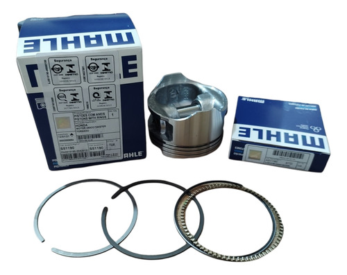 Kit Piston Aros Honda Xr 250 Tornado Mahle Original 0.25