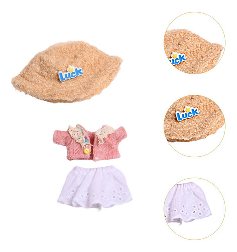 Abrigo Para Muñecas Y Traje De Falda Corta, Disfraz De Ropa