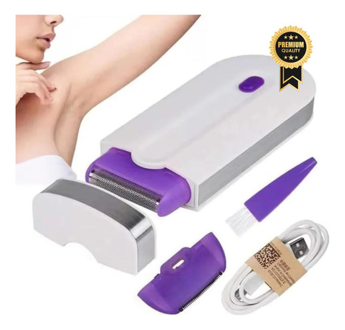 Depilador Elétrico Portátil Efeito Laser Pele Sensiveis