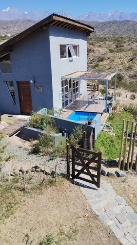 Alquiler Cabaña Potrerillos Mendoza 4 Pers. Vista Al Embalse