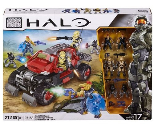 Mega Bloks Halo Red Unsc Spade