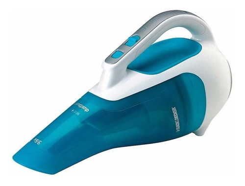 Aspiradora inalámbrica De mano Black+Decker Dustbuster CWV9610SPT  blanca y azul 