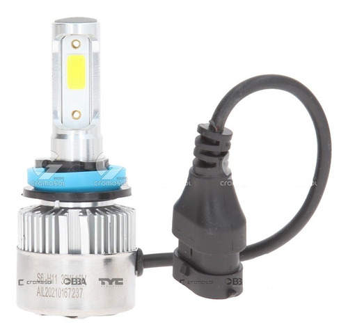 Imagen 2 de 7 de Lampara Cree Led H11 H16 12v S6 Plus Con Cooler X2 Luxled