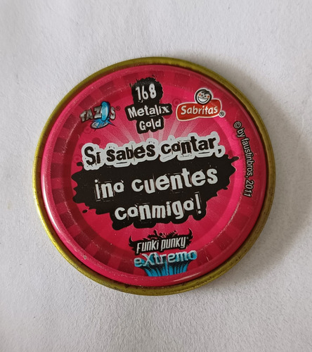 Tazo Funki Punky Extremo 168 Metalix Gold Sultan I (Usado)