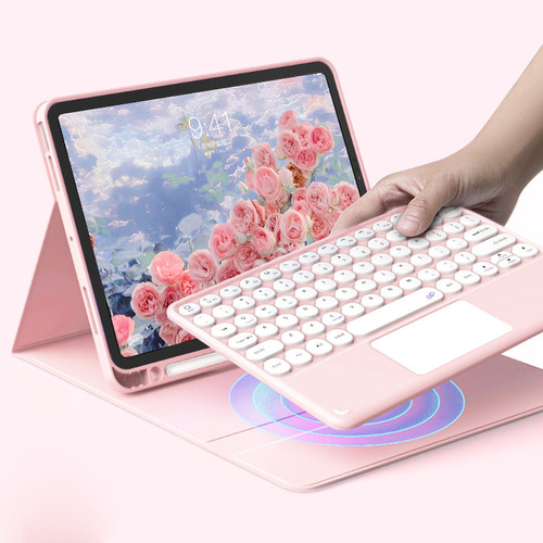 Capa Com Teclado, Rato E Caneta Para Galaxy Tab A7 10.4