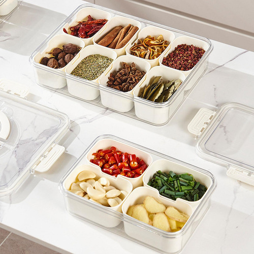 Organizador De Refrigerador Apilable, Contenedores
