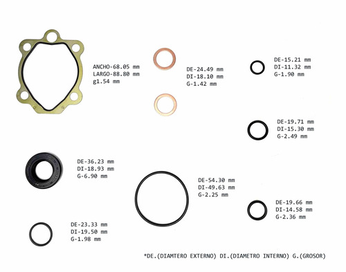 Kit Bomba Direccion Nissan Sentra 1.8l, 2.5l 2000 2001 2002