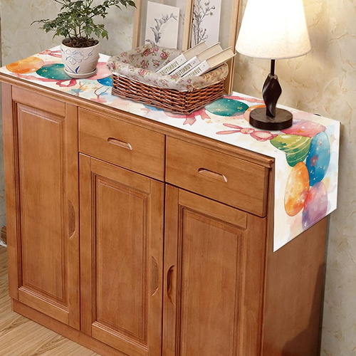 Mesa Con Estampado De Pascua, Bandera De Mesa, Decoración Pa