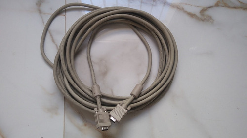 Imagen 2 de 2 de Cable Conector Vga A Vga 14 Pines 10 Metros Oportunidad!!