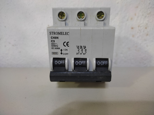 Breakers 3x3 Amp Magnético Térmicos Mm5-63 